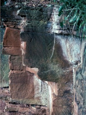 image: Cross-bedding in the Ballyloughan Formation at Drapersfield Quarry.